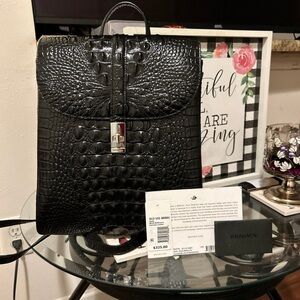 Brahmin Black Sadie Backpack